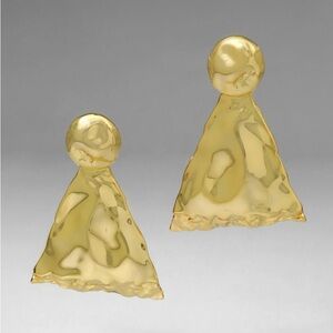 Alexis Bittar Gold Geometric Earrings